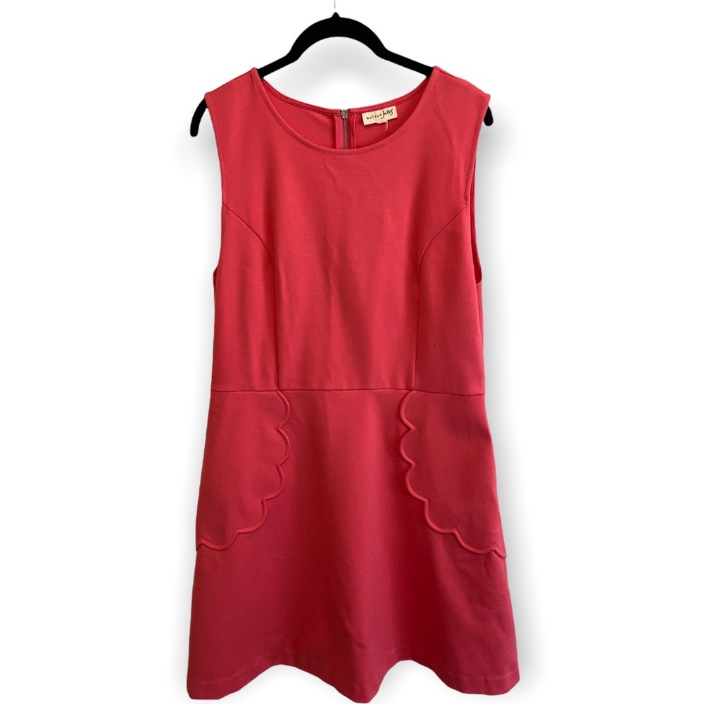 Maison Jules Sleeveless Tulip Pocket Dress